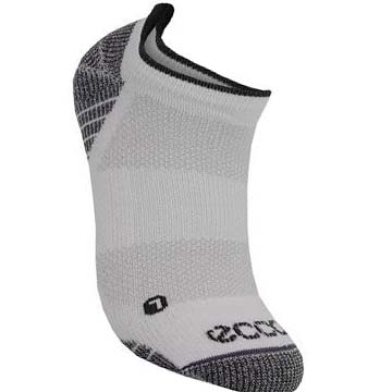 Men's Ecco Golf Low-cut Socks White | Canada 839YXF